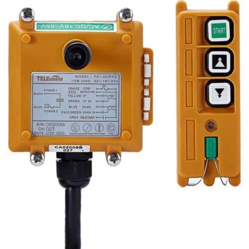 Telecrane radio wireless Industry remote control F21-2D 2 double speed button for crane and hoist