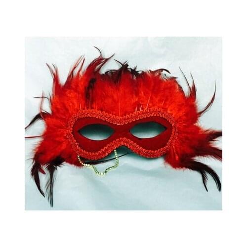 Carnival feather masquerade mask # MA17004