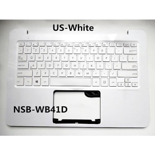 Laptop US RU Keyboard House Shell Cover case for Asus Zenbook UX305 UX305F UX305FA UX305L UX305LA NSB-WB41D White/Brown/Gold