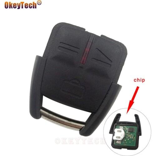 OkeyTech Remote Control Key Fob Shell Cover for Opel Vauxhall Astra Vectra Zafira 3 Button 433MHZ Transponder Chip Free Shipping