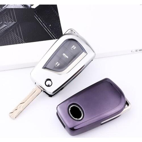 TPU full protect Key Shell Cover Case For Toyota Rav4 2018 Prius Camry Corolla Avensis Verso Yaris Aygo Scion TC IM 2015-16