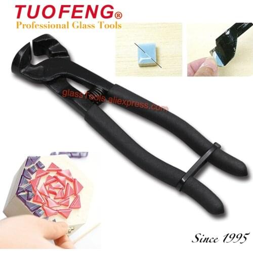 DIY Mosaic Plier for Art Glass / Glass Tools and Tile Cutter 8inch