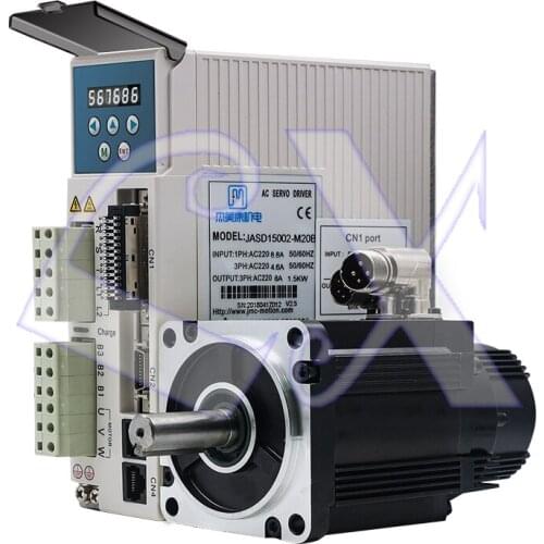 JMC 1.3kw 110mm 4.0Nm 3000rpm AC Servo Drive kit 3 phase AC220V 110JASM513230K-20B + JASD15002-20B Digital display driver