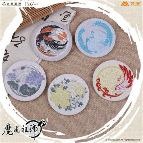Limited Grandmaster of Demonic Cultivation Wangji Wuxian Ceramic Coaster Cup mat MDZS Cosplay Gifts