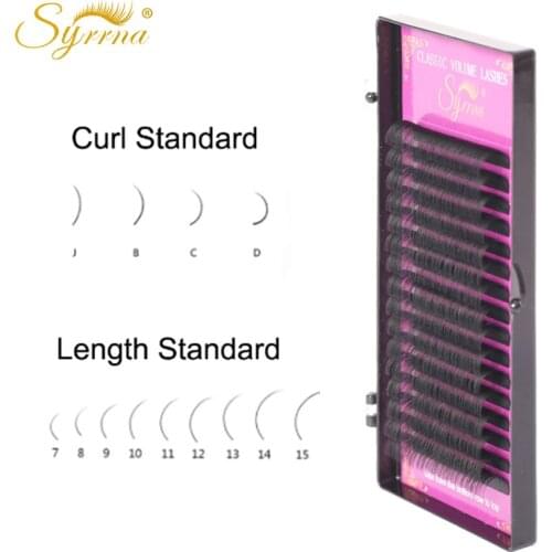 Classic Lashes Individual Eyelash Extension Handmade FAUX Mink Soft Supply Russian Lash Extensions Professional Maquiagem Cilios