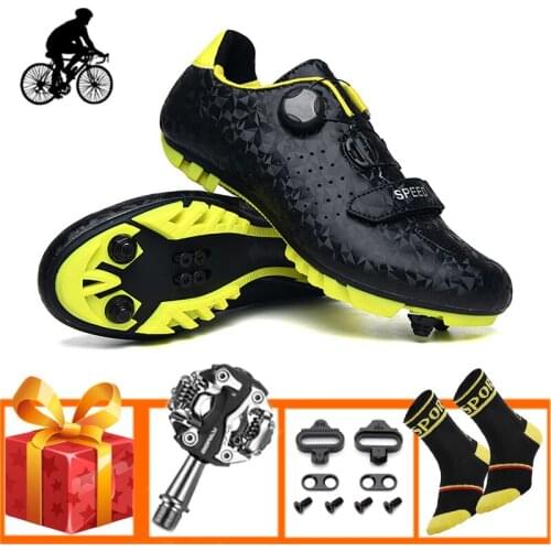 Mountain bike shoes for men cycling sneakers sapatilha ciclismo mtb SPD pedals self-locking breathable riding bicycle sport shoe