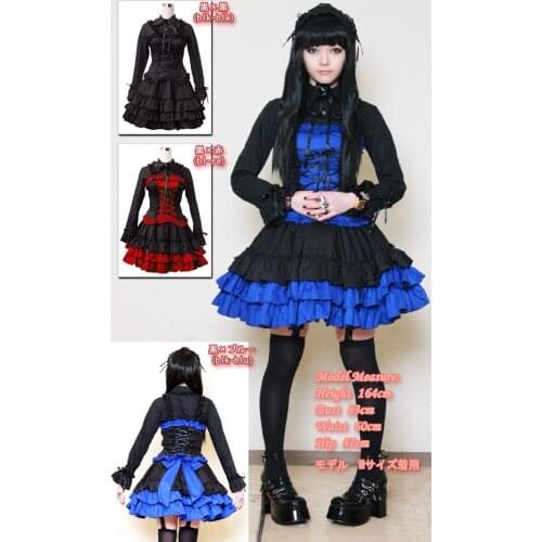 LLT033) Lolita Dresses Long Sleeveless Sweet Lolita Short Dress Ball Gown Fancy Prom Dress Halloween Party Masquerade Costume