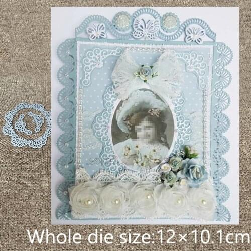 XLDesign Craft Metal Cutting Dies stencil mold 3pcs oval frame decoration scrapbook Album Paper Card Craft Embossing die cuts