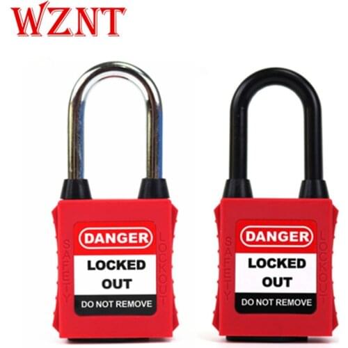NT-38SD NT-38PD 38mm ABS OEM Color Dustproof Osha Standard Safety Lockout Padlock