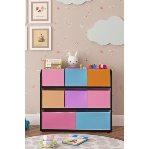 Luxury 8 Boxed 2 Shelf Multi-Purpose Cabinet Color