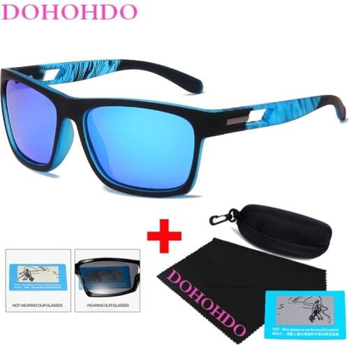 DOHOHDO Men Night Vision Polarized Sunglasses Classic Driving Anti-Glare Sun Glasses Vintage Outdoor Sports Eyewear For Women