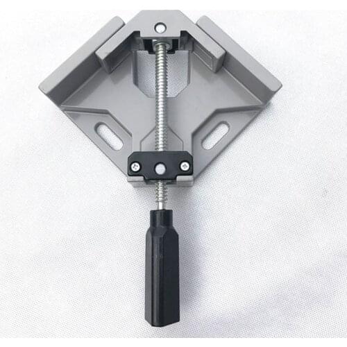 Single Handle 90 Degrees Right Angle Clamp Two Axis Alluminum Carpentry Woodworking Tools Welding Clamp