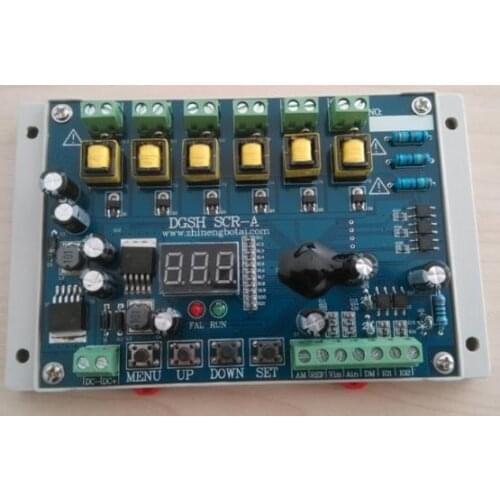 Three Phase Thyristor Trigger Board SCR-AB PID Closed Loop Constant Pressure Thyristor Full/half Bridge Rectifier Voltage Adjust