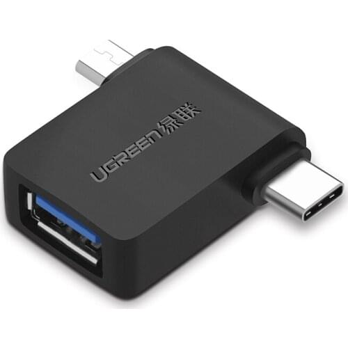 UGreen usb to OTG adapter micro android mobile phone universal Data cable connected to the u disk Type-c connector