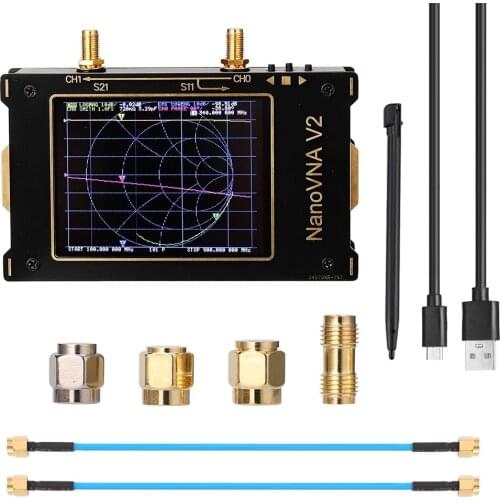 3G S-A-A-2 NanoVNA V2 Vector Network Analyzer Digital Nano VNA Tester MF HF VHF UHF USB Logic Antenna Analyzer Standing Wave