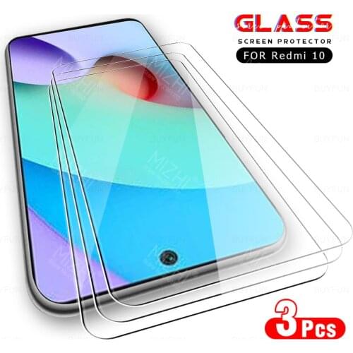 3pcs glass for xiaomi redmi 10 screen protector for xiaomi redmi 10 xiomi xaomi redmi10 redmy 10 tempered glass safety films
