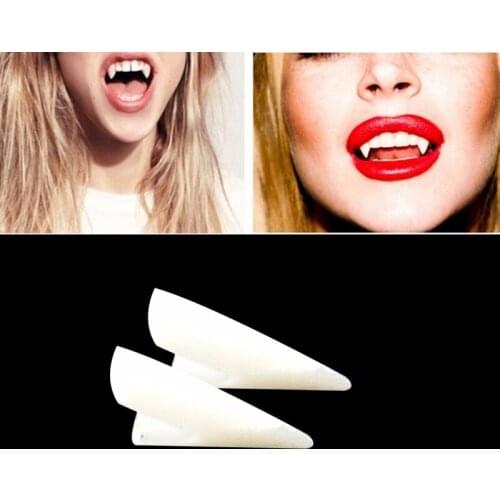 Vampire Teeth Zombie Movie Props Devil Fangs Teeth Haunted House Prop Stylish Halloween Props 5Z-HH033