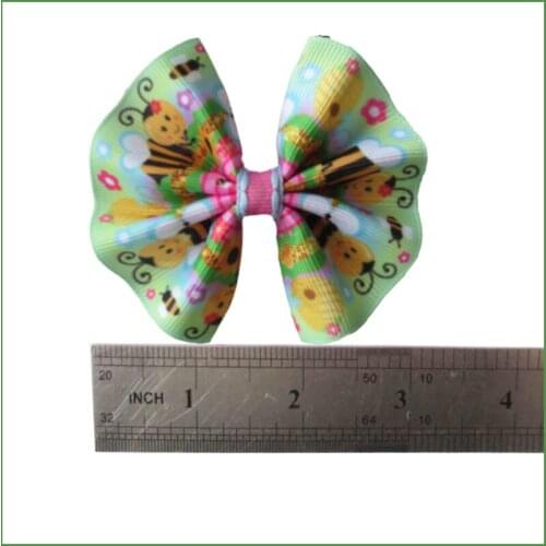100 BLESSING Girl 3" Fan Hair Bow Clip Unicorn Wholesale L.O.L Surprise Doll Baby