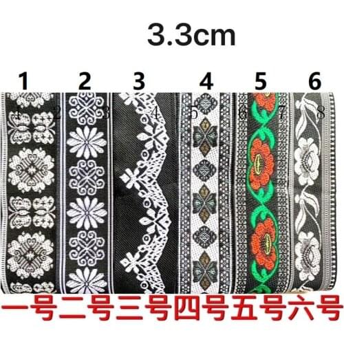 3.3cm ethnic style folk style nation style jacquard ribbon,jacquard webbing,garment ribbon,shoes ribbon,bag ribbon,QC0508H