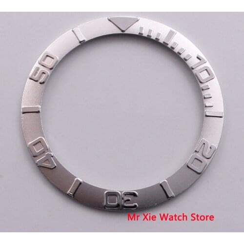 38mm Stainless steel silver gold Watch bezel insert for 40mm automatic watches