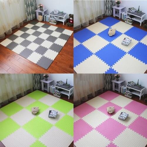4/10/15Pcs 30*30CM Foam Mat with Borders Children Kids Soft Interlocking Magic Patchwork Jigsaw Climbing Baby Mat