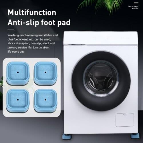 4pcs Dishwasher Feet Pad Furniture Leg Caps Washing Machine Shockproof Tools Rubber Feet Cover Non-slip Pad Mat Caps For Home