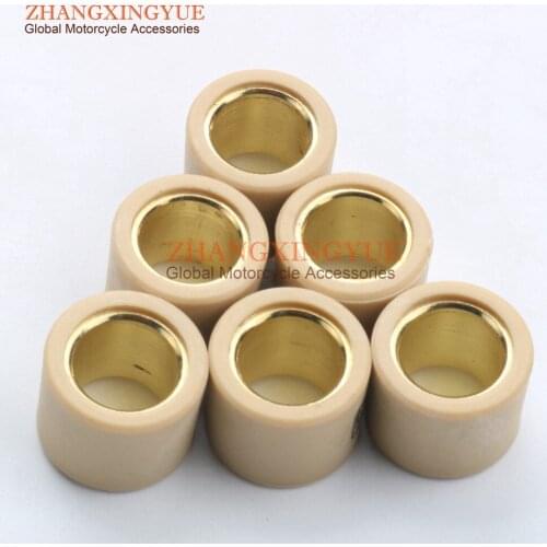 6PC Variator Weights Round 21x17mm 13g for PIAGGIO X8 X9 Amalfi 180 200 Vespa Granturismo Beverly Carnaby Liberty Eu3 200