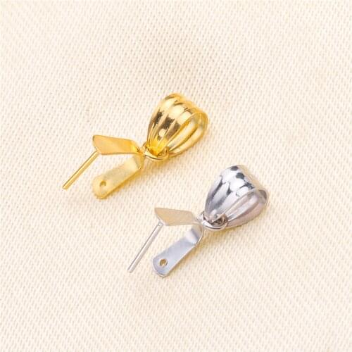 DIY accessories 18K gold button accessories button 18K pendant button melon seed buckle jade jade crystal clip buckle