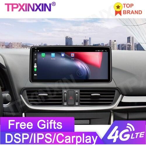 10.25'' Android For Mazda CX-4 2016-2021 Car Multimedia Player 6+128GB Radio GPS Navigation Stereo CarPlay WiFi 4G Touch Screen
