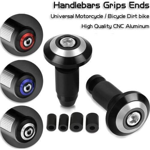 CNC Aluminium Alloy Bicycle Grip Handlebar End Cap Lock MTB Mountain Handle Bar Grips End Plugs for Bike Handlebar Accessory