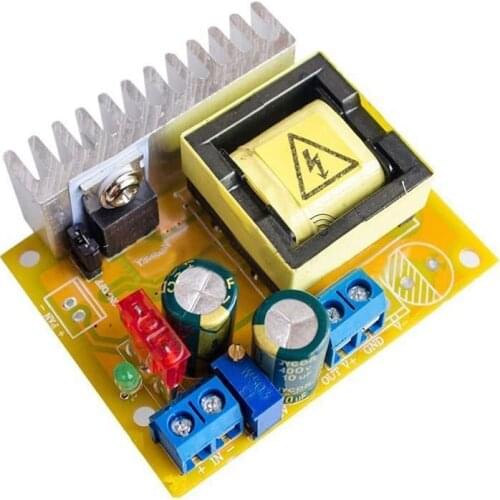 DC-DC 8~32V to 45~390V High Voltage Boost Converter ZVS Step-up Booster Module