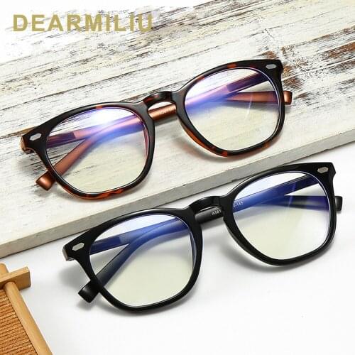 DEARMILIU 2020 new Blue light blocking glasses Flat mirror Classic Glasses for men and women Reading computer gafas A581PG