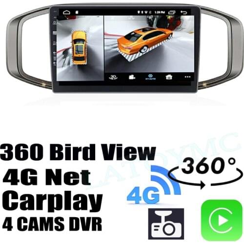 Car Audio Navigation GPS Stereo Carplay DVR 360 Birdview 4G Android System For MG 3 5 6 GT HS GS Pilot Gloster Hector