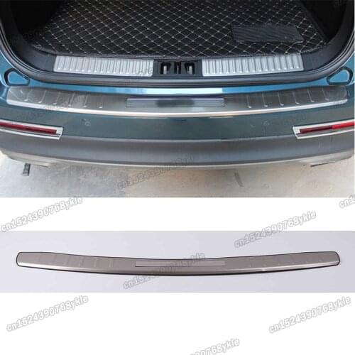 Lsrtw2017 stainless steel car trunk protective panel trims for lincoln mkx 2016 2017 2018 2019