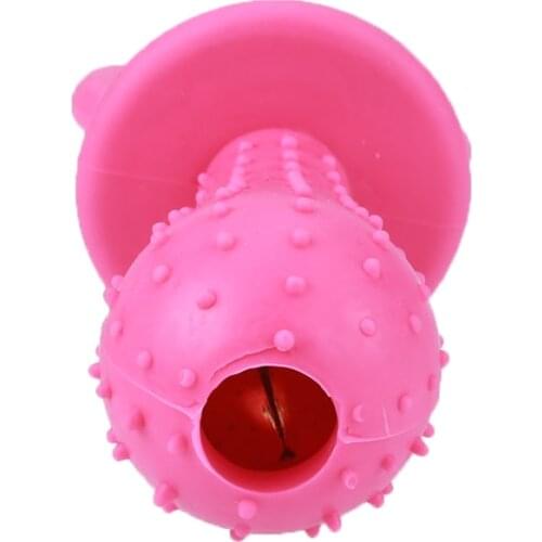 Hot Sales Safety Rubber Pacifier Molar Cleaning Training Pet Toy Rubber Nipple Dog Toy Chew Teething Puppy Cat Bite Pet Supplies