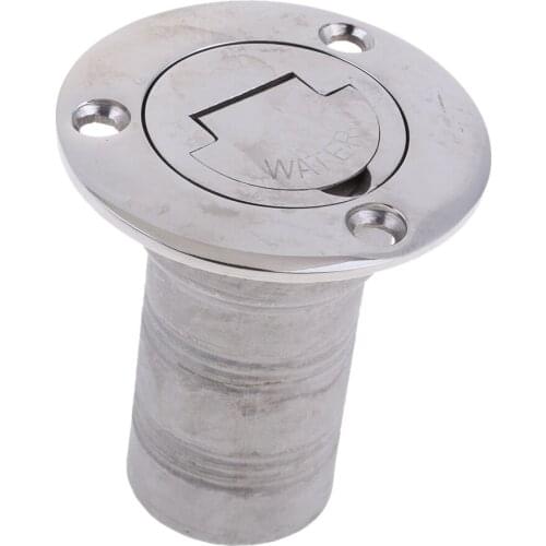Marine Grade 316 Stainless Steel Boat Deck Filler - Water Tank Hose Fill 38mm