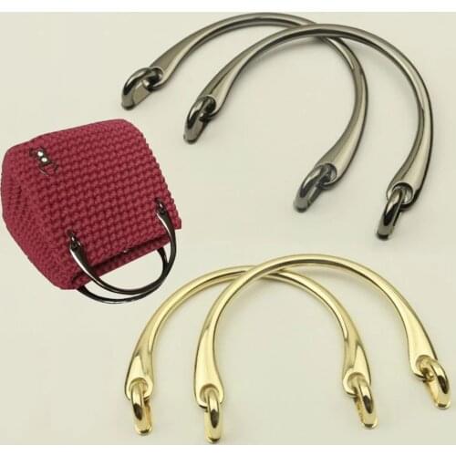 New 1pc Metal Bag Handle Shoulder Bags Part Diy Accessories For Handbags Handmade Gold Silver Bag Strap Belts Womens Bag Parts