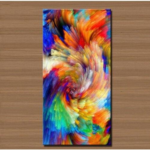 New No Unframed Real Fallout Painting Cuadros Canvas Free Shipment Wall Art Picture Colorful Lines Abstract Paint On Prints