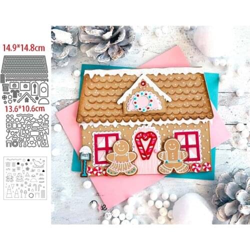 New Christmas House dies scrapbooking nouveau arrivage 2021 Metal die cutters for scrapbooking Dies scrapbooking cutting dies