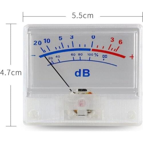 Panel VU Meter Bulb Warm Back Light Recording Level Amp Meter VU Meter Stereo Amplifier Board DB Sound