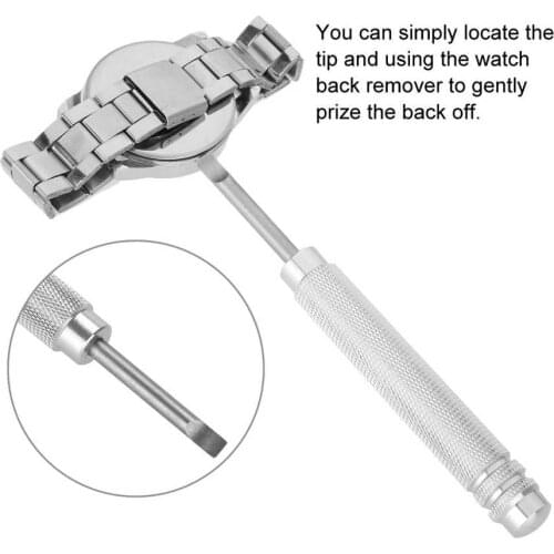 Steel Watch Back Case Opener Opening Pry Knife Battery Replace Repair Tool UK