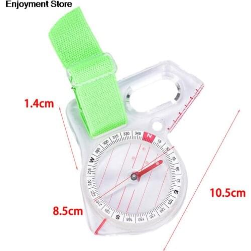 1pc Outdoor Professional Thumb Compass Elite Competition Orienteering Compass Portable Compass Map Scale Compass