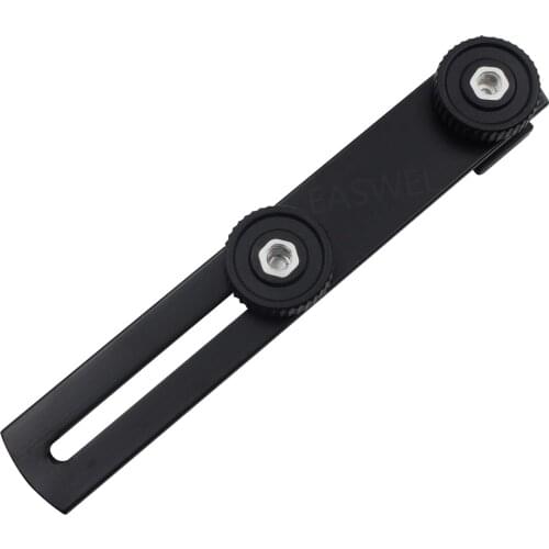 Straight Camera Flash Bracket Adapter Hot Shoe Mount Tripod 1/4" Screw DC Arms