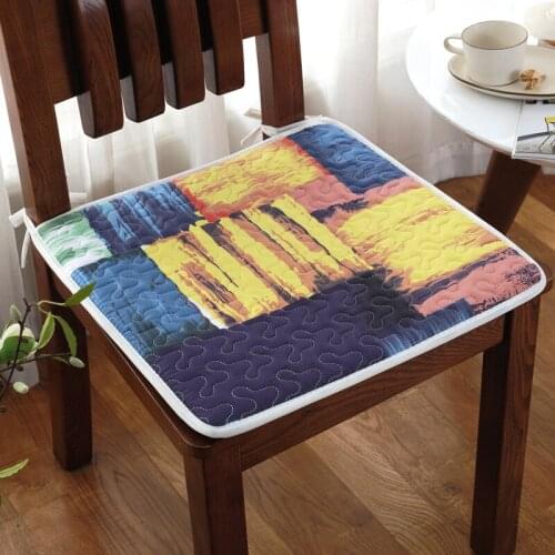 Super Soft Chair Cushion Colorful Seat Mat Four Seasons Office Chair Cushions Home Decor Cushion Dinning Stool Throw Pillow
