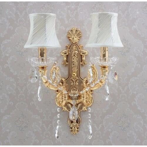 LED Gold Wall Sconce Bathroom Wall Lamp Mirror Light for Bathroom Industrial Wall Light Classical Wall Lamps Bedroom Lighting