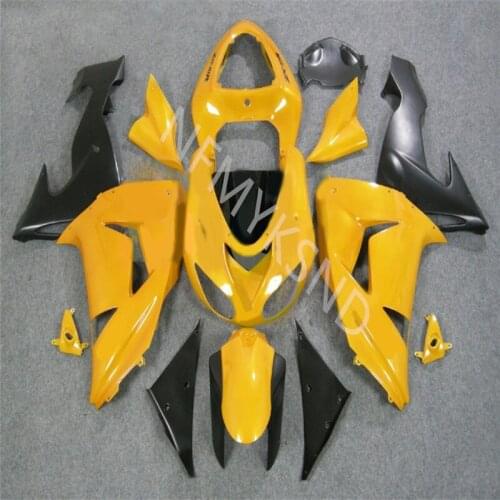 High quality Fairing for KAWASAKI NINJA ZX10R 06-07 ZX 10R 06 07 ZX-10R 10 R 2006 2007 yellow black Fairing Kits