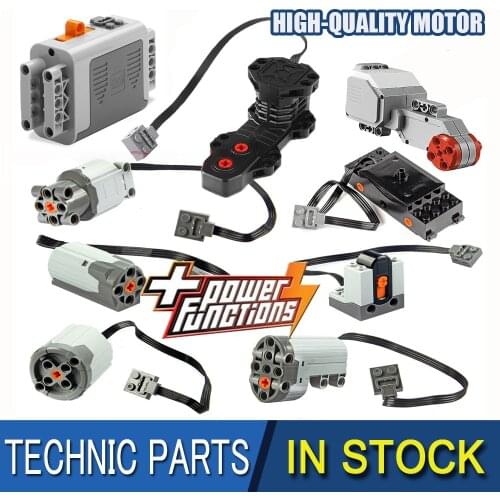 Technic parts servo motor ev5 multi power functions tool building blocks 8293 8883 PF model sets ev3 rc train spare part