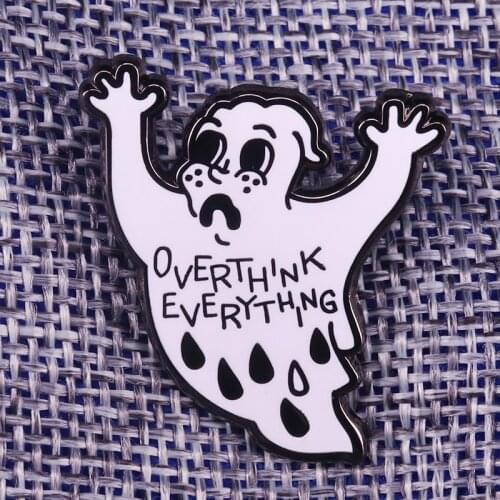 Ghost enamel pin badge