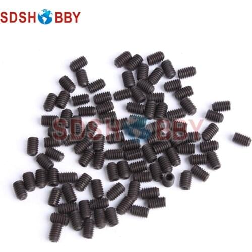 100pcs* Hex Socket Set Screws/ Hex Socket Headless Screws M4x4/ M4x 5/ M4x 6mm