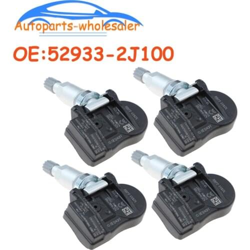 4 PCS Car TPMS Wheel Tire Pressure Sensor 52933-2J100 529332J100 For Kia Sorento 2017 2018 For Hyundai-Verna Solaris